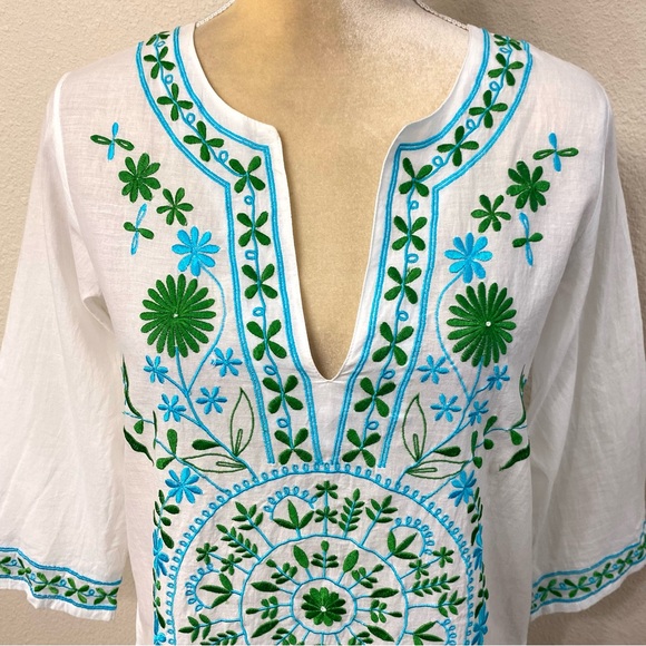 Gretchen Scott Hand-Embroidered Tunic - Picture 5 of 10